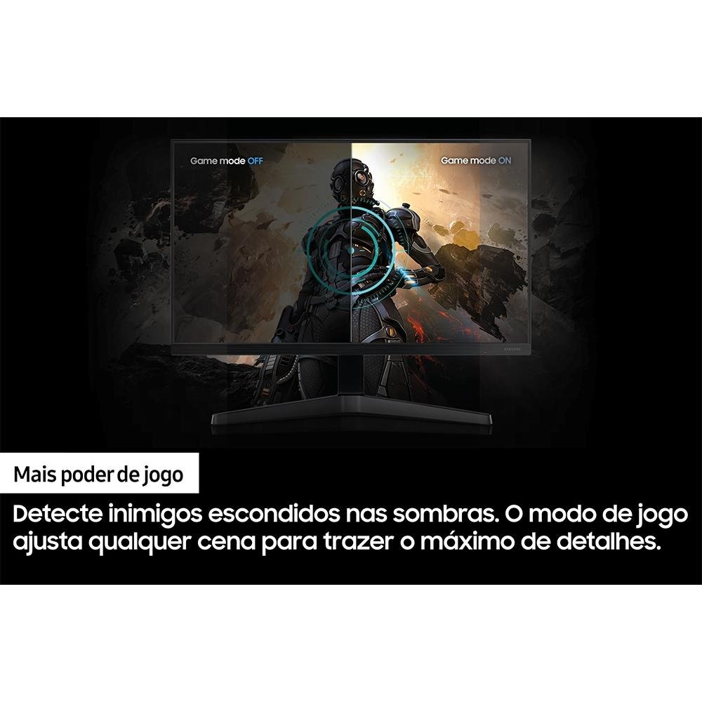 Imagem 10 de 17 do produto Monitor Samsung T350 27", FHD, 75Hz, IPS, HDMI, FreeSync - LF27T350FHLMZD