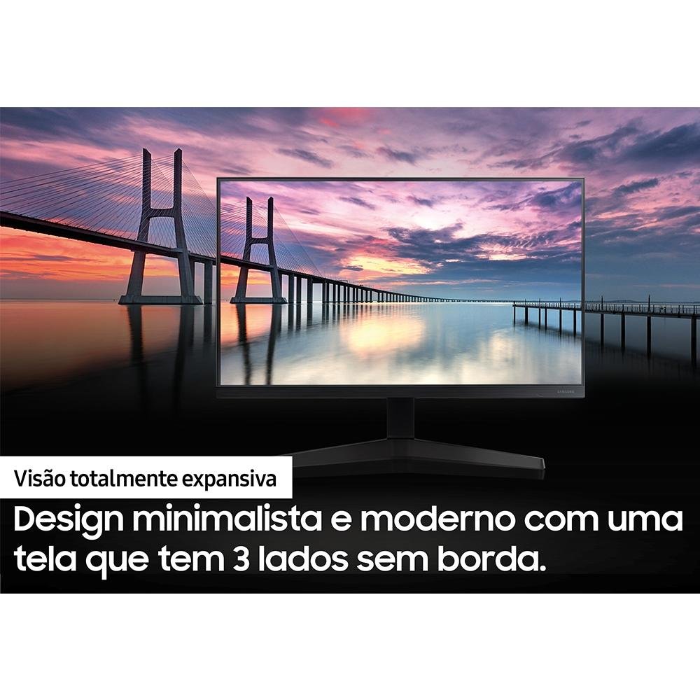 Imagem 14 de 17 do produto Monitor Samsung T350 27", FHD, 75Hz, IPS, HDMI, FreeSync - LF27T350FHLMZD