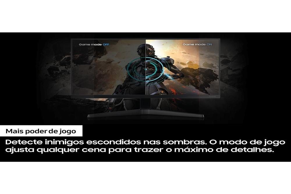 Imagem 9 de 12 do produto Monitor Office Samsung 24", FHD, 75Hz, 5ms, IPS, FreeSync, Ajuste de Inclinação - LF24T350FHLMZD