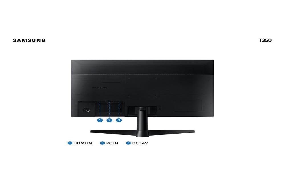 Imagem 11 de 12 do produto Monitor Office Samsung 24", FHD, 75Hz, 5ms, IPS, FreeSync, Ajuste de Inclinação - LF24T350FHLMZD