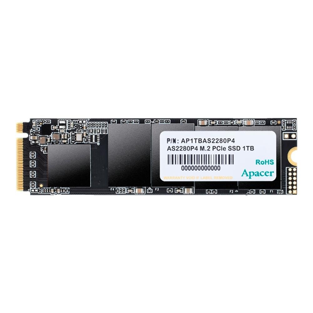 Apacer AS2280P4X 内蔵SSD M.2 SSD 512GB SSD Apacer AS2280P4, 512GB, PCIe Gen3x4, Leitura 2100MB/s e