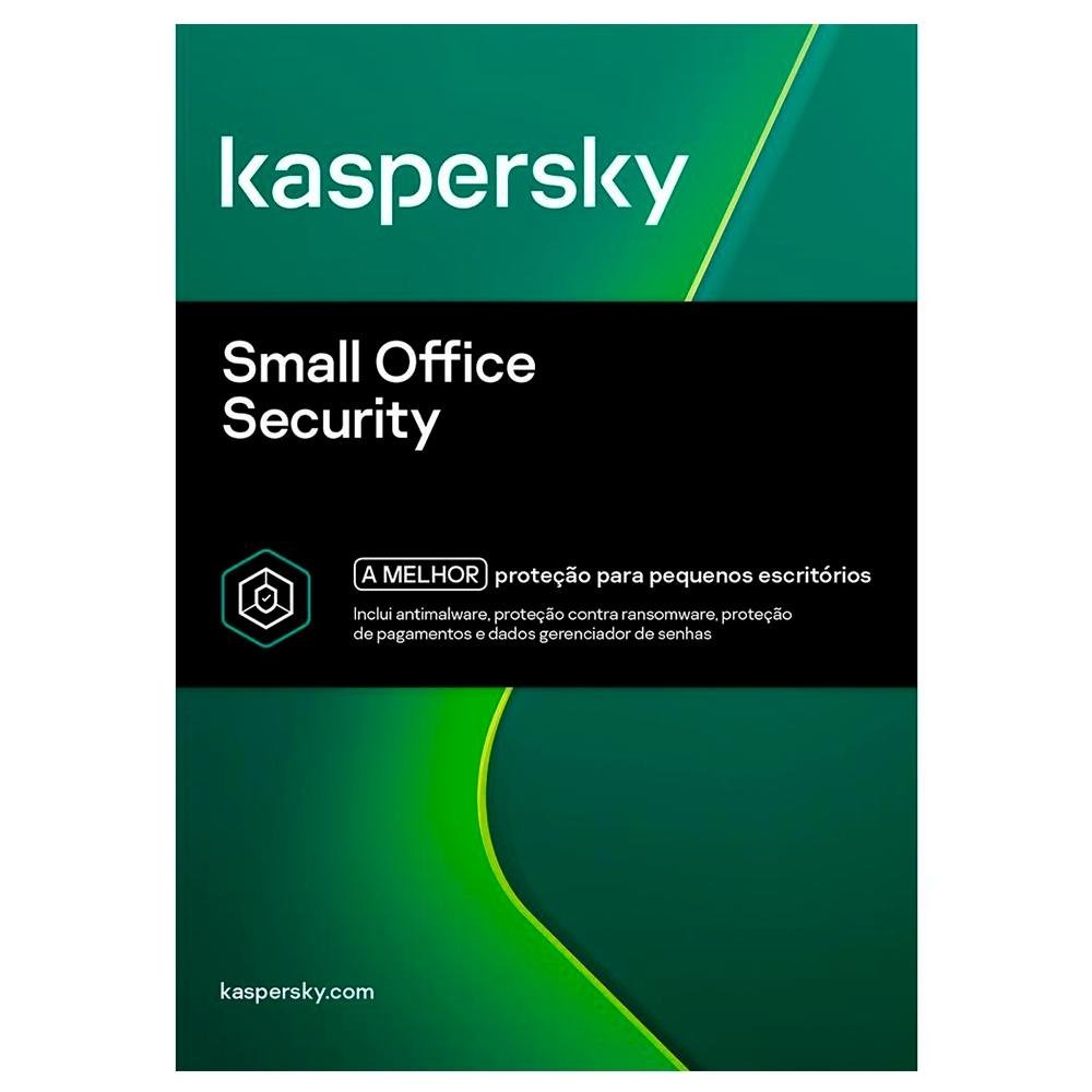 Kaspersky Small Office Security 10 usuários + 10 PCs + 10 mobile 1 ano ESD - Digital para Download