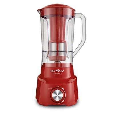 Liquidificador Britânia Diamante 1.5 Litros, 900W, 4 Velocidades, 220V, Vermelho - 33102202