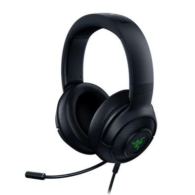 Headset Gamer Razer Kraken V3 X USB Chroma RGB Conforto Ultra-leve para Imersão Nos Jogos Viva uma imersão completa sem sentir o peso – apresentamos o