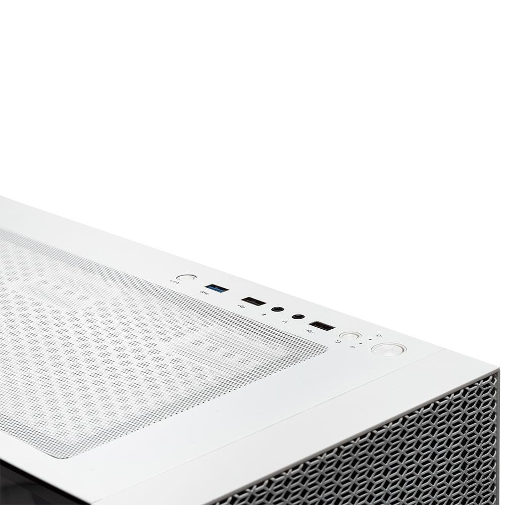 Imagem 10 de 10 do produto Gabinete Gamer Husky Gaming Polar, Branco - Mid Tower, ARGB com Fan, Porta lateral em Vidro Temperado - HGMC011