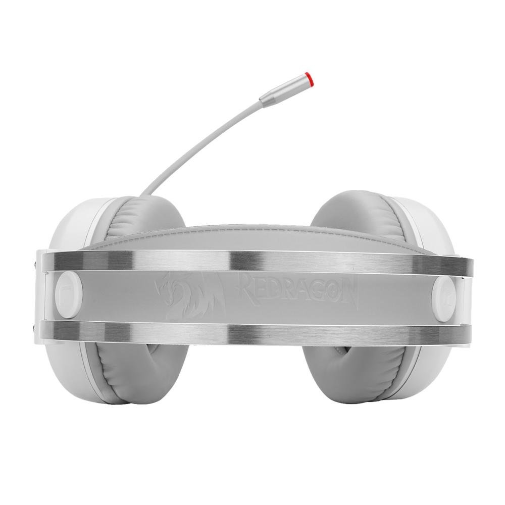 Headset Gamer Redragon Minos Lunar White, USB, Driver 50mm, Plug And Play, Branco - H210W Headset Gamer Redragon Minos Lunar White, USB, Driver 50mm, Plug And Play, Branco - H210W
