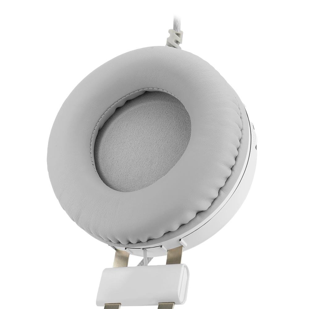Headset Gamer Redragon Minos Lunar White, USB, Driver 50mm, Plug And Play, Branco - H210W Headset Gamer Redragon Minos Lunar White, USB, Driver 50mm, Plug And Play, Branco - H210W