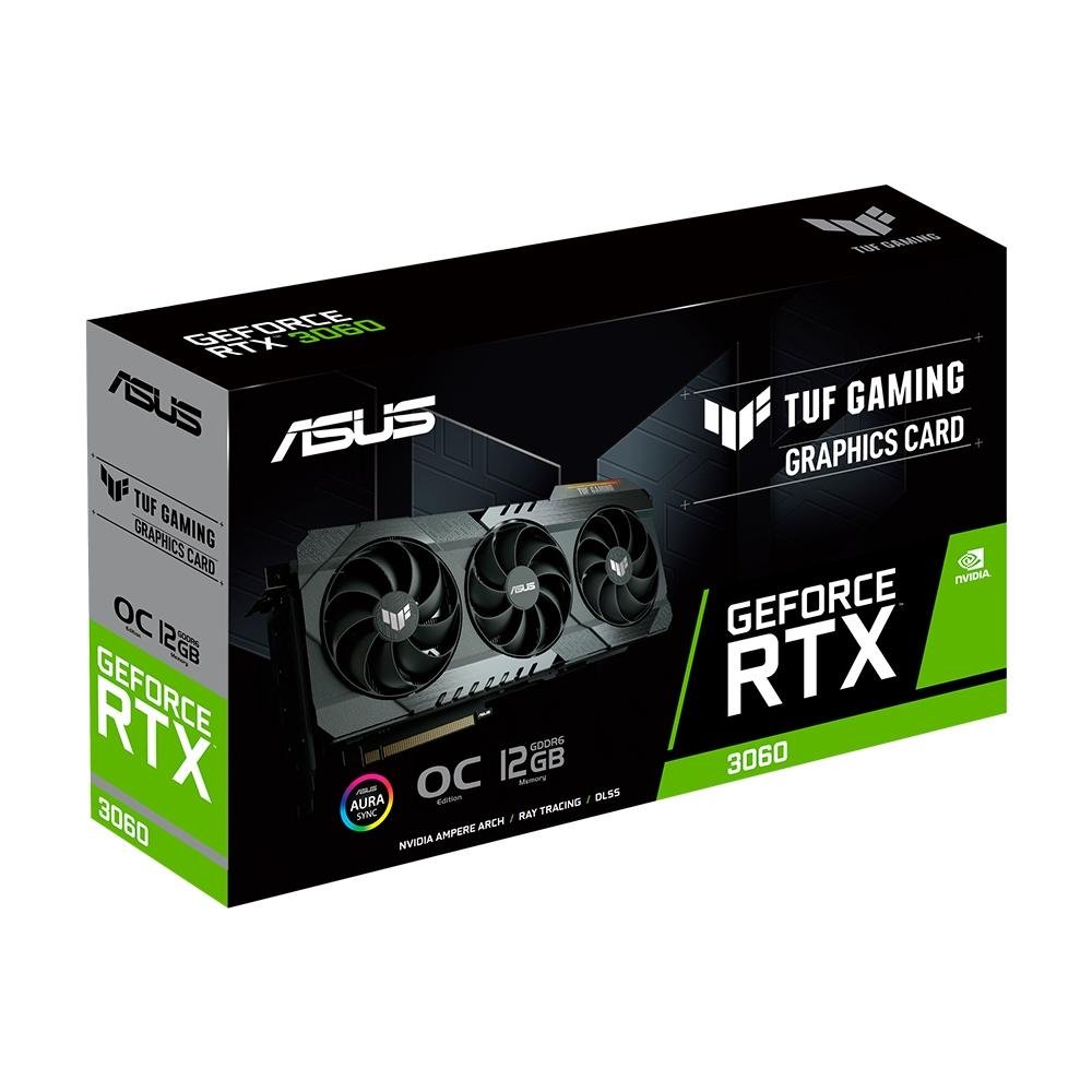 Placa de Vídeo ASUS TUF RTX 3060 O12G V2 | KaBuM!