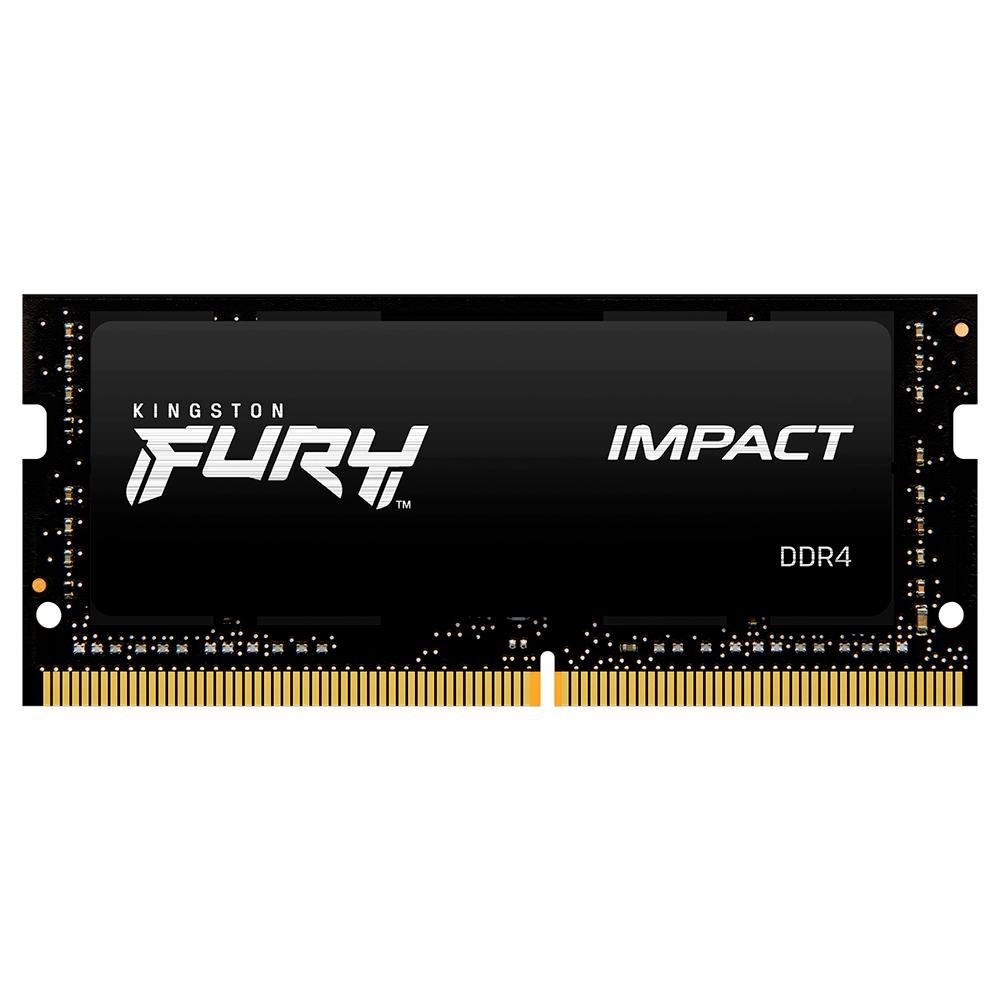 Memória RAM para Notebook Kingston Fury Impact, 8GB, 2666MHz, DDR4, CL15 - KF426S15IB/8 Memória RAM para Notebook Kingston Fury Impact, 8GB, 2666MHz, DDR4, CL15 - KF426S15IB/8