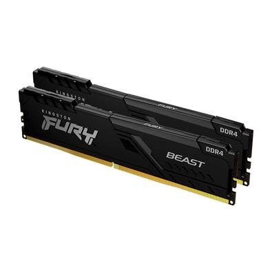 Memória Kingston Fury Beast, 8GB (2x4GB), 3200MHz, DDR4, CL16