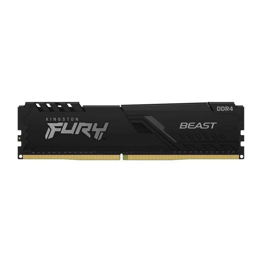 Memória RAM Kingston Fury Beast, 8GB, 3200MHz, DDR4, CL16 Memória RAM Kingston Fury Beast, 8GB, 3200MHz, DDR4, CL16