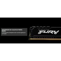 Memória RAM Kingston Fury Beast, 16GB, 3200MHz, DDR4, CL16, Preto - KF432C16BB1/16