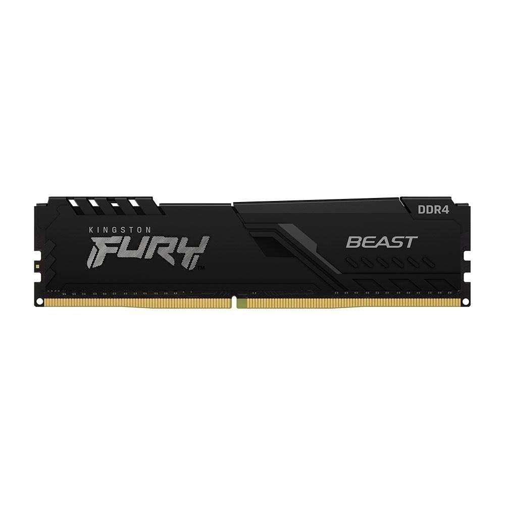Memória RAM Kingston Fury Beast, 32GB, 3200MHz, DDR4, CL16, Preto - KF432C16BB/32 - view 2
