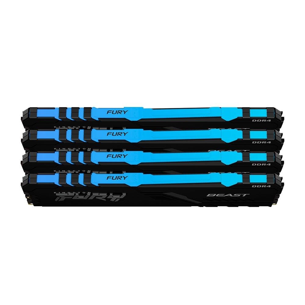 Memória Kingston Fury Beast, RGB, 32GB | KaBuM!