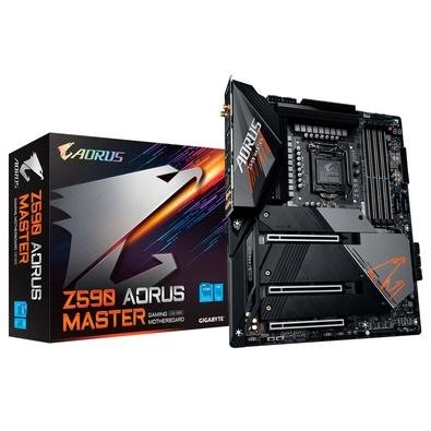 O Z590 AORUS MASTER vem com solução de energia atualizada, todo design PCIe 4.0 e conectividade excepcional para elevar sua experiência de jogo para o