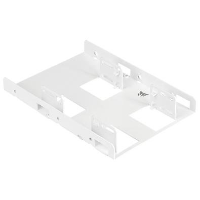 O suporte de montagem para SSD duplo da CORSAIR permite que você adapte facilmente os recursos de armazenamento do seu PC instalando até 2 unidades de