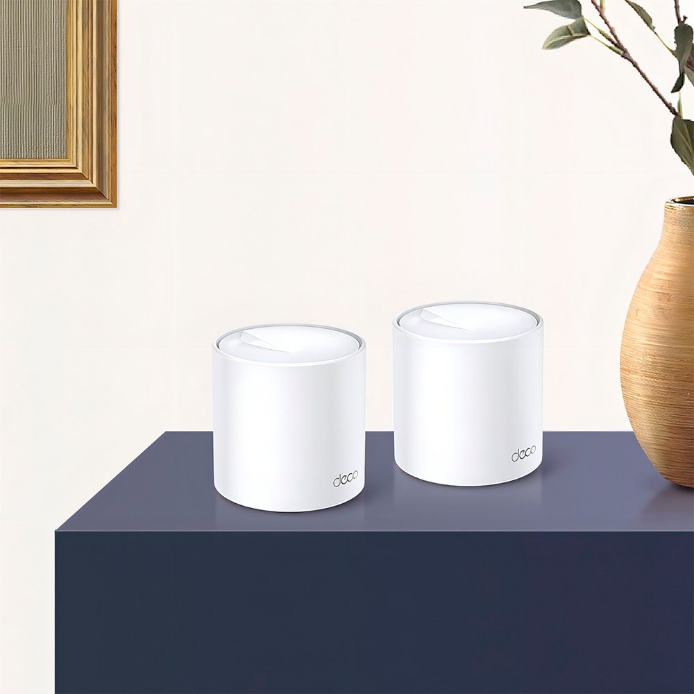 Roteador TP-Link Deco Mesh X20 Wi-Fi 6, AX1800, 5 GHz, WAN/LAN Gigabit, 2 Antenas Internas, 2 Peças, Branco - DECO X20(2-PACK) - view 5