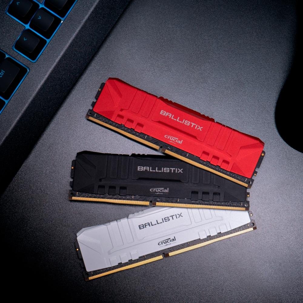 Imagem 4 de 4 do produto Memória RAM Crucial Ballistix, 8GB, 2666MHz, DDR4, CL16, Branco - BL8G26C16U4W