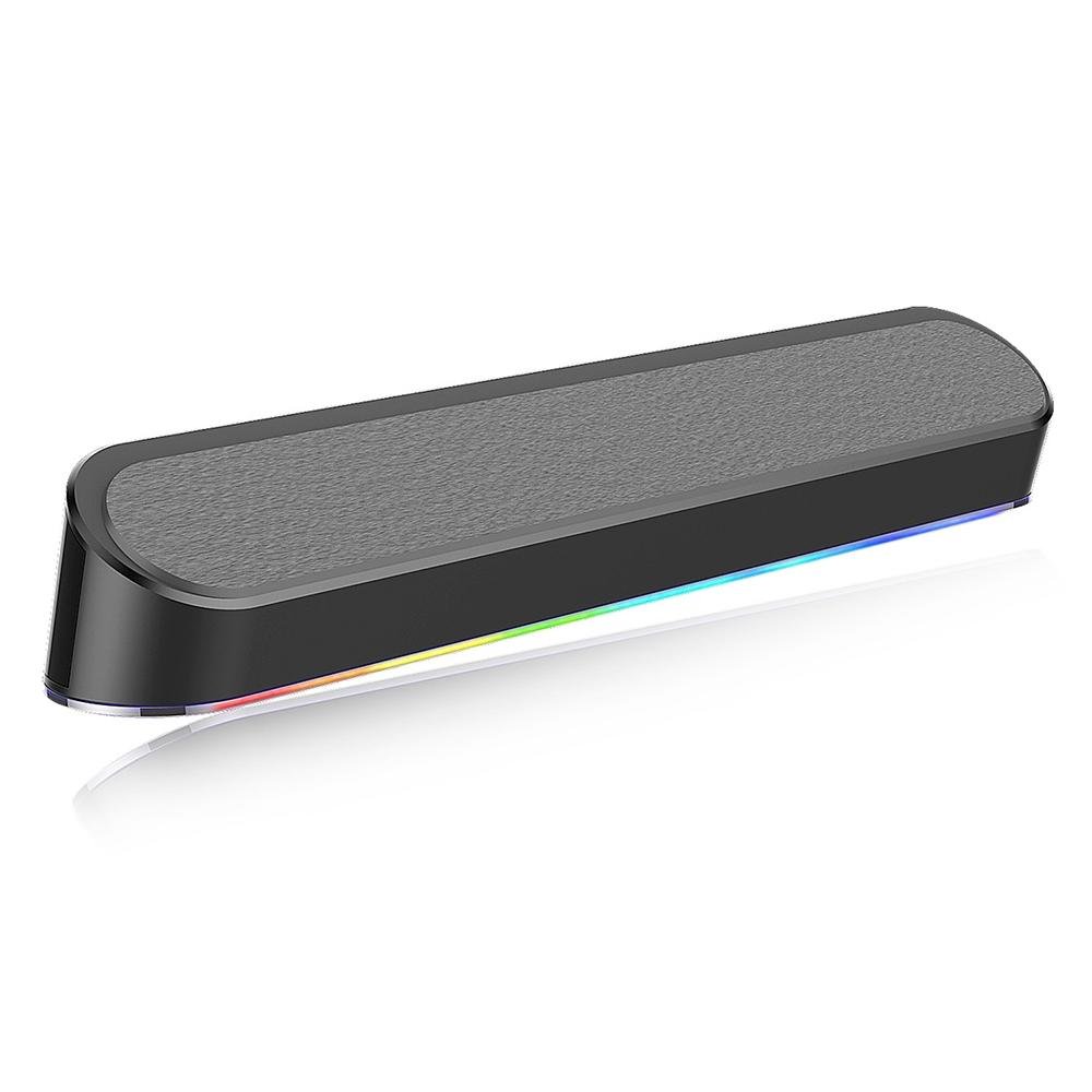 Soundbar Gamer Redragon Adiemus, 6W RMS, RGB, USB, 150Hz/20KHz, Botão Touch, Preto - GS560 - view 5