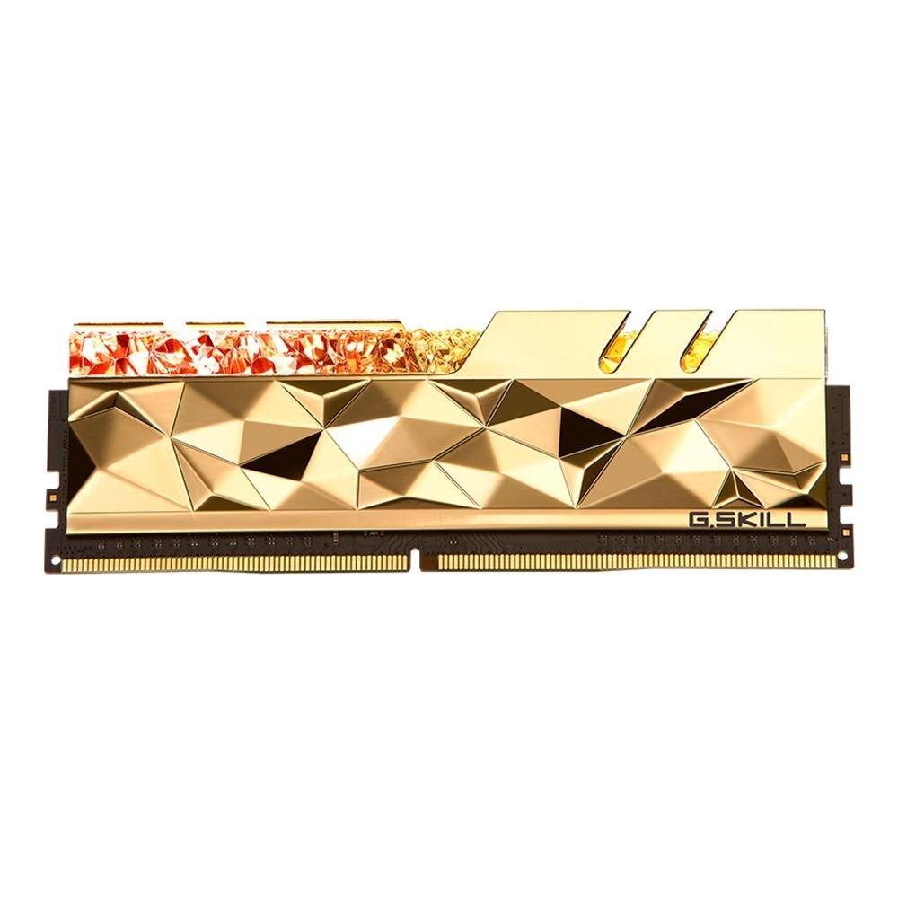 Imagem 4 de 5 do produto Memória G.Skill Trident Z Royal Elite, RGB, 16GB (2x8GB), 3600MHz, DDR4, CL14, Dourada - F4-3600C14D-16GTEGA