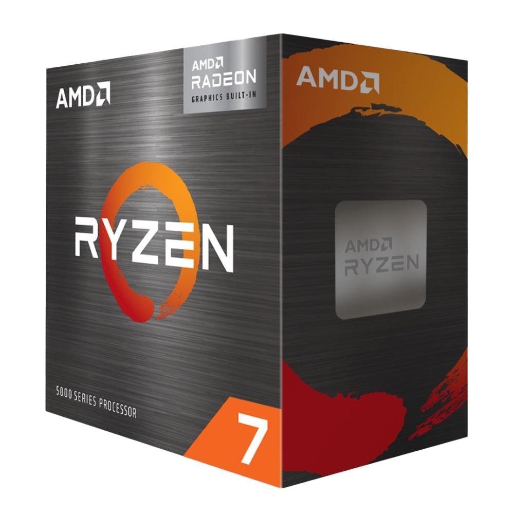 Processador AMD Ryzen 7 5700G, 3.8GHz (4.6GHz Max Turbo), Cache 20MB, 8 Núcleos, 16 Threads, AM4, Com Vídeo Integrado - 100-100000263BOX - view 2