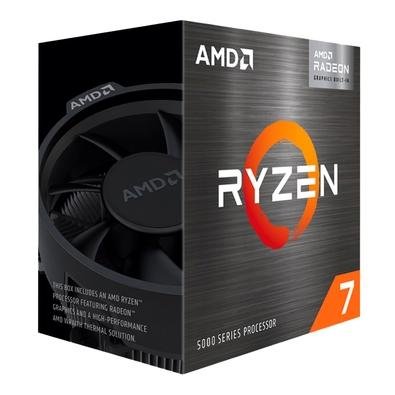 Imagem do Produto - Processador AMD Ryzen 7 5700G, 3.8GHz (4.6GHz Max Turbo), Cache 20MB, 8 Núcleos, 16 Threads, Vídeo Integrado, AM4 - 100-100000263BOX