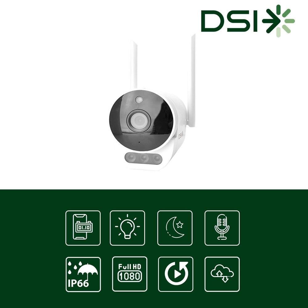 Câmera de Segurança DSI Dome Digital, Wi-fi, 2MP, 1080P, Áudio Bidirecional, Branco - AC03 - view 4