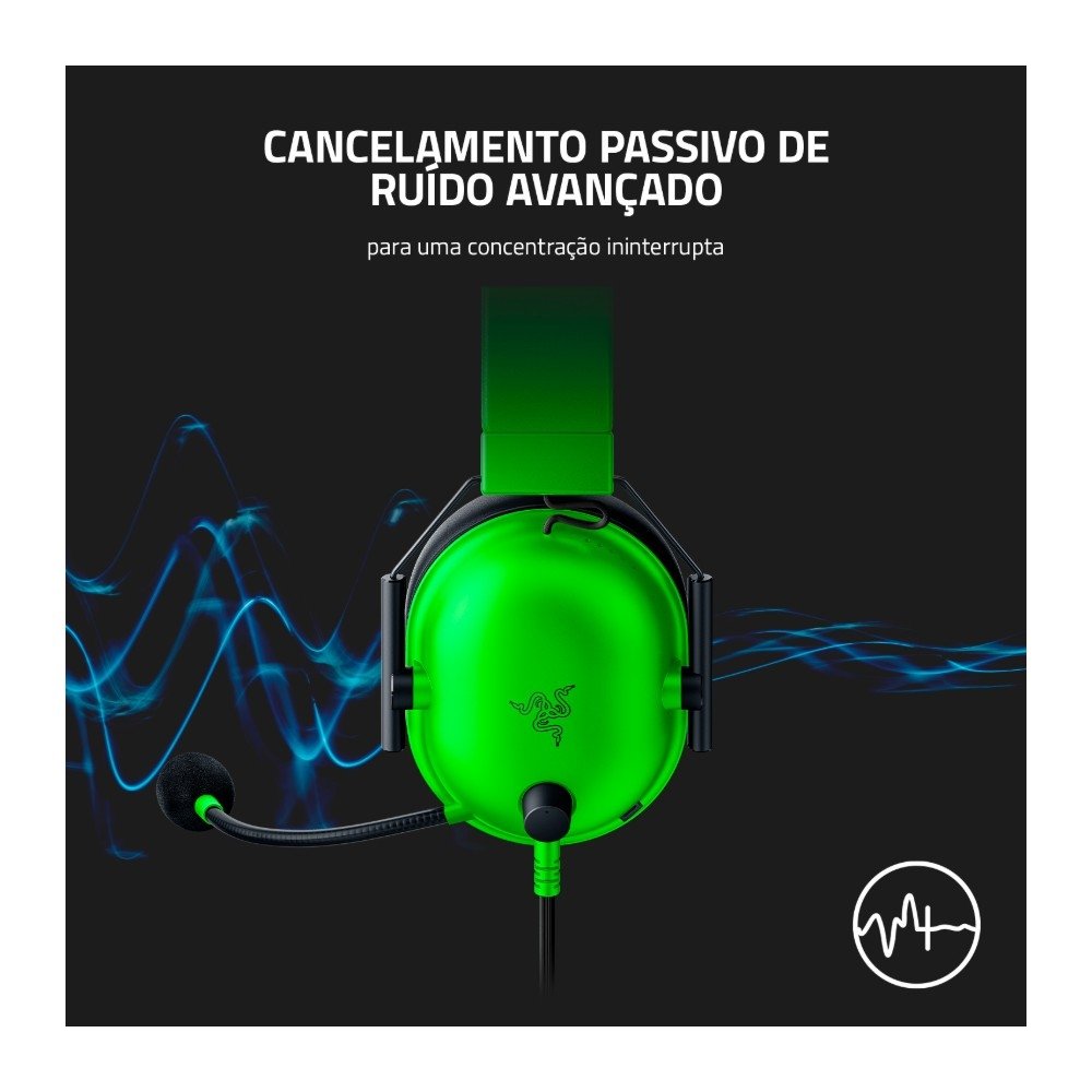 Headset Gamer ( Balão.info) V2 X, Drivers 50mm, Isolamento de Ruído, Surround 7.1, 3.5 mm, Verde - RZ04-( Balão.info - foto 3