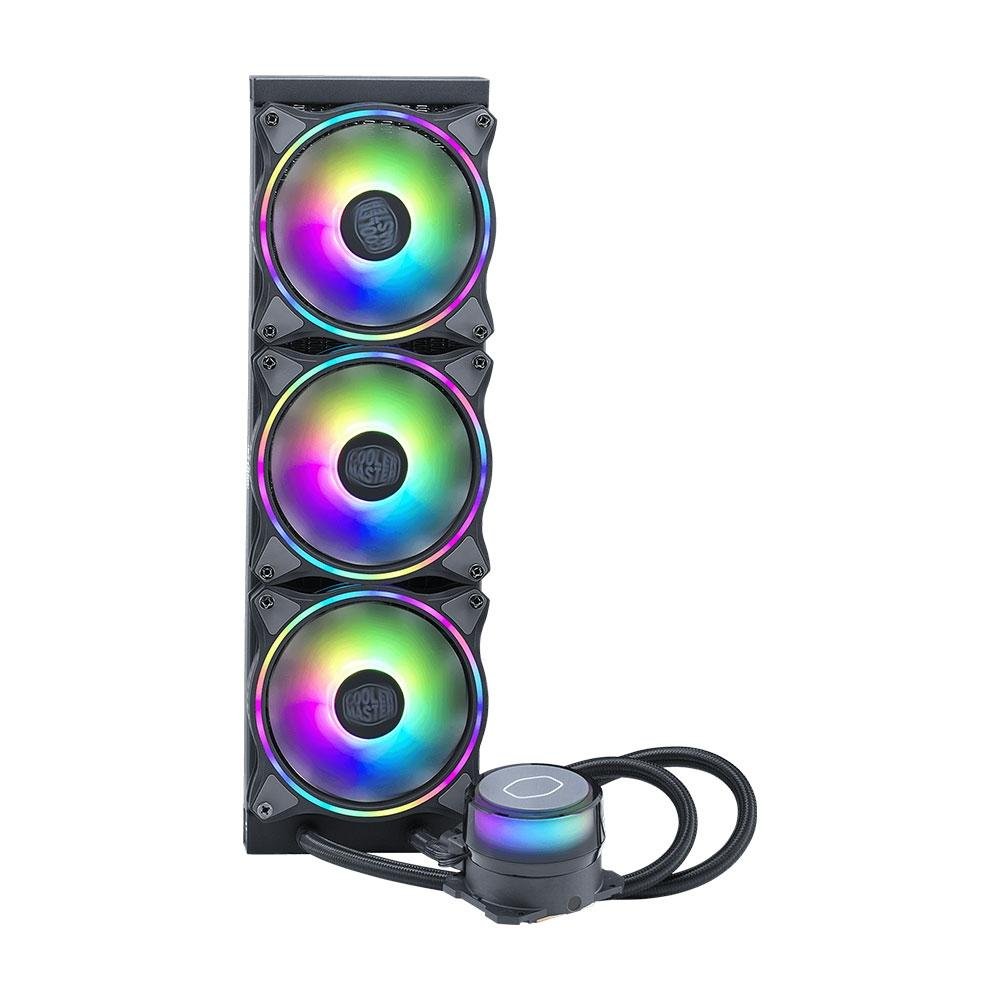 Water Cooler Cooler Master MasterLiquid ML360 Illussion, ARGB, 360mm, AMD/Intel, Preto - MLX-D36M-A18P2-R1 Water Cooler Cooler Master MasterLiquid ML360 Illussion, ARGB, 360mm, AMD/Intel, Preto - MLX-D36M-A18P2-R1