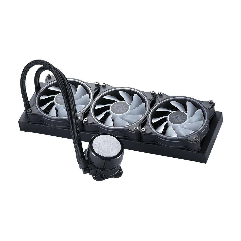 Water Cooler Cooler Master MasterLiquid ML360 Illussion, ARGB, 360mm, AMD/Intel, Preto - MLX-D36M-A18P2-R1 Water Cooler Cooler Master MasterLiquid ML360 Illussion, ARGB, 360mm, AMD/Intel, Preto - MLX-D36M-A18P2-R1