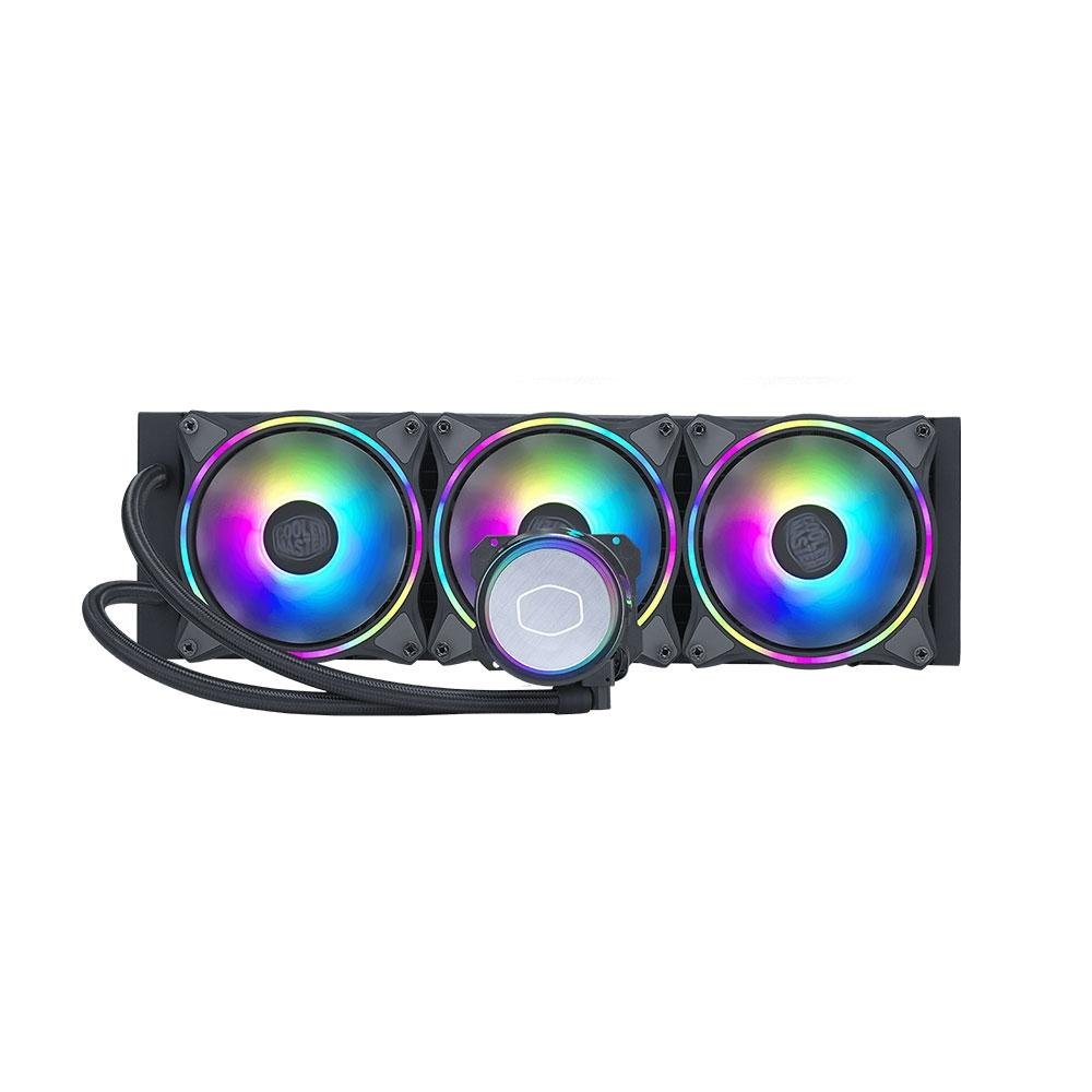 Water Cooler Cooler Master MasterLiquid ML360 Illussion, ARGB, 360mm, AMD/Intel, Preto - MLX-D36M-A18P2-R1 Water Cooler Cooler Master MasterLiquid ML360 Illussion, ARGB, 360mm, AMD/Intel, Preto - MLX-D36M-A18P2-R1