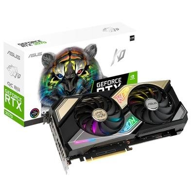 ASUS KO GeForce RTX 3070 V2 OC Edition 8 GB GDDR6 com LHR adiciona um toque de elegância à experiência de jogo de última geração NVIDIA Ampere Streami