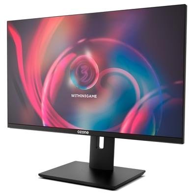 Monitor Gamer Ozone 24.5 IPS, 360 Hz, Full HD, 0.6ms, FreeSync, 100% sRGB,  HDMI/DisplayPort/USB, Ajuste de Altura - OZDSP25ULTRA