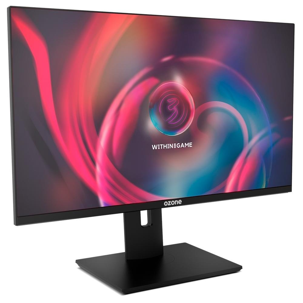 Monitor Gamer Ozone 24.5" FHD, 360Hz, 0.6ms, IPS, DisplayPort, HDMI e USB, FreeSync, 100% sRGB, Ajuste de Altura, Preto - OZDSP25ULTRA