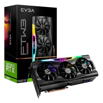 Placa de Vídeo EVGA NVIDIA GeForce RTX 3080 FTW3 Ultra Gaming A EVGA GeForce RTX 3080 oferece o desempenho sem precedentes que os jogadores desejam pa