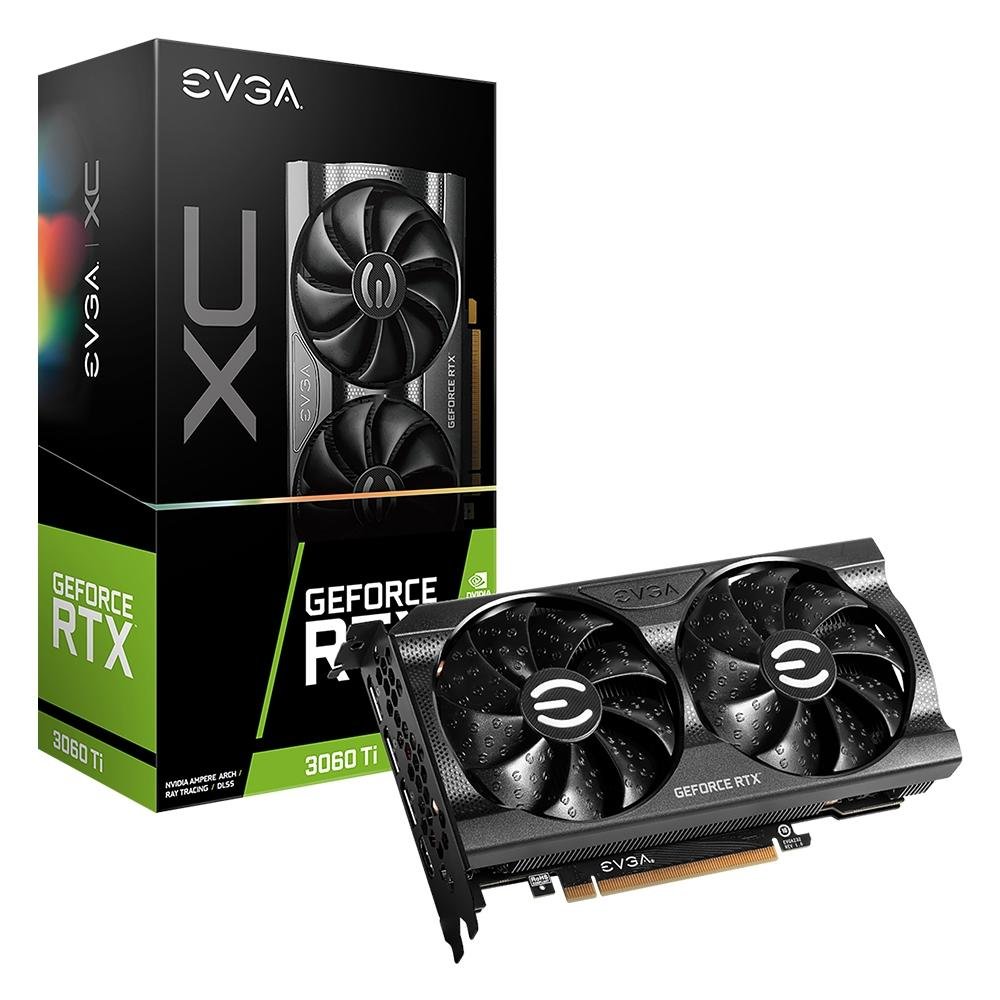 Placa de Vídeo RTX 3060 Ti XC Gaming, EVGA NVIDIA GeForce
