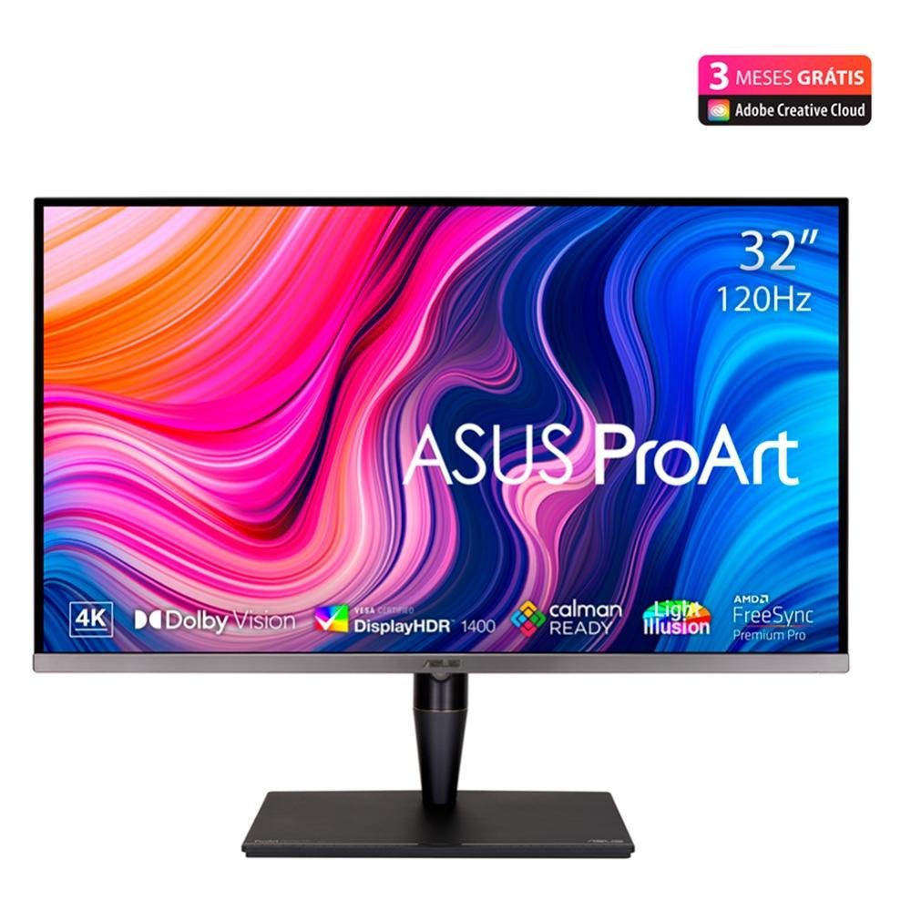 Imagem 11 de 11 do produto Monitor Asus ProArt PA329CV, 32, 4K UHD, 60Hz, 5ms, IPS, HDMI e DisplayPort, Adaptive-Sync, Altura Ajustável, Preto - 90LM06P1-B011X0