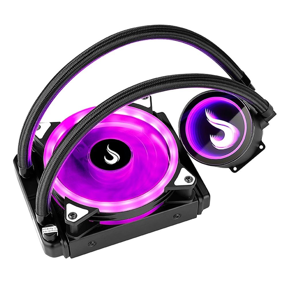 Imagem 2 de 9 do produto Water Cooler Rise Mode RGB, 120mm, AMD/Intel, Preto - RM-WCB-01-RGB