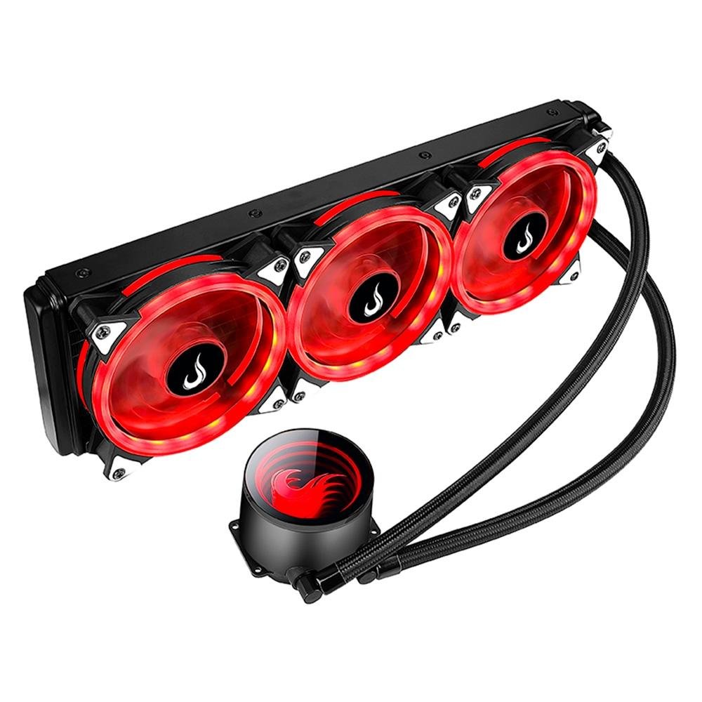 Imagem 2 de 9 do produto Water Cooler Rise Mode, RGB, 360mm, AMD/Intel, Preto - RM-WCB-03-RGB
