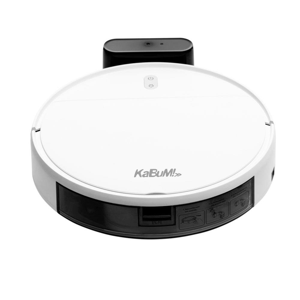 Robô Aspirador e Passa Pano KaBuM! Smart 100 - Bivolt, Branco - KBSF005 Robô Aspirador e Passa Pano KaBuM! Smart 100 - Bivolt, Branco - KBSF005