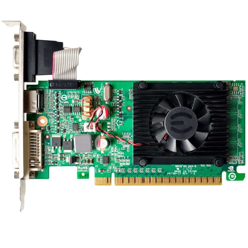 Placa de Vídeo EVGA NVIDIA GeForce GT 210 1GB, DDR3 - 01G-P3-1312-LR Placa de Vídeo EVGA NVIDIA GeForce GT 210 1GB, DDR3 - 01G-P3-1312-LR