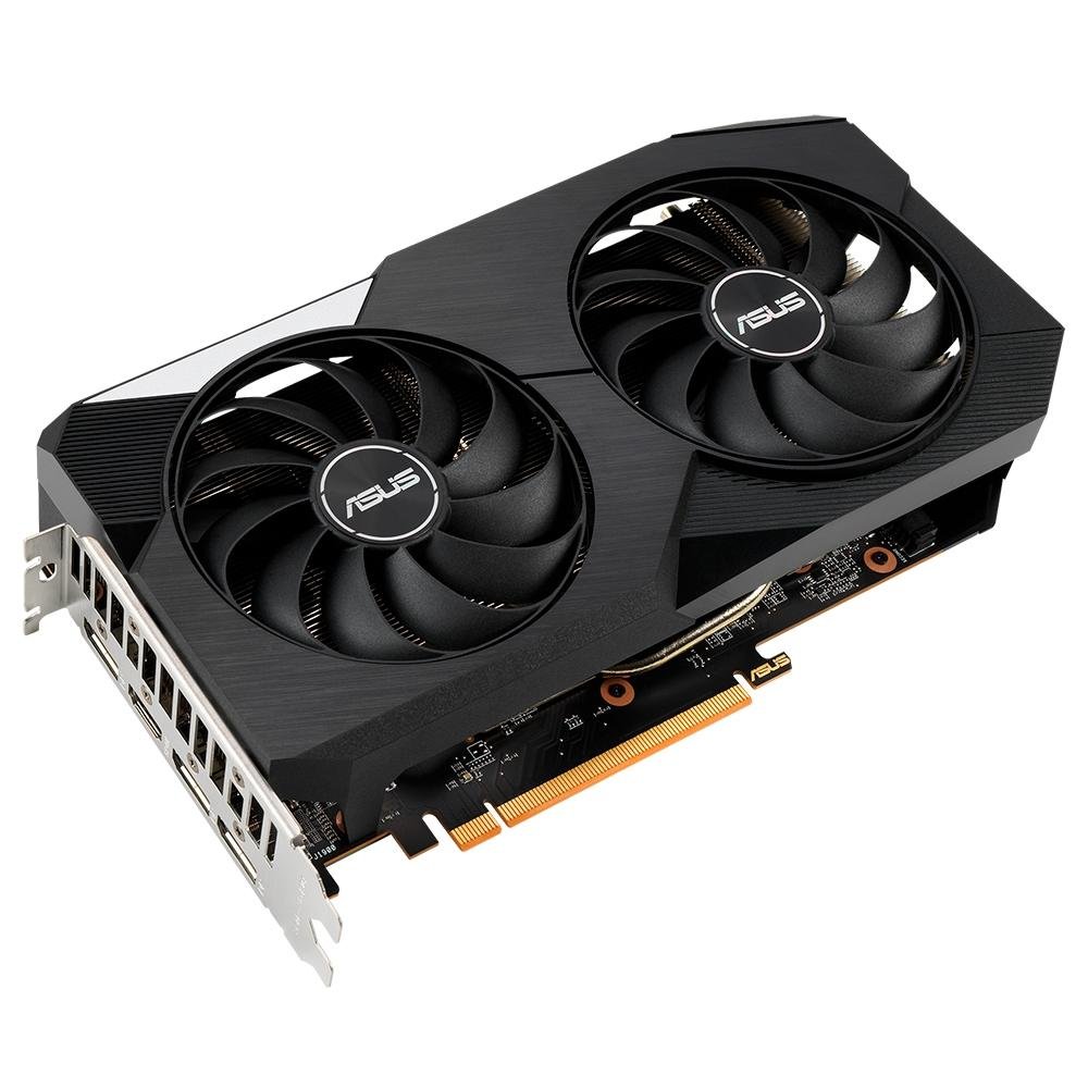 Placa de Vídeo RX 6600 XT O8G Asus Dual, 8GB GDDR6, 16 Gbps - 90YV0GN1-M0NA00 Placa de Vídeo RX 6600 XT O8G Asus Dual, 8GB GDDR6, 16 Gbps - 90YV0GN1-M0NA00