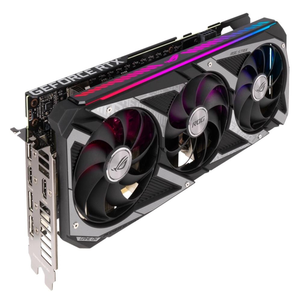 完動品ASUS ROG STRIX RTX3060 12GB高冷却大容量VRAM Placa de Vídeo RTX 3060 Asus O12G V2 Gaming OC Edition NVIDIA