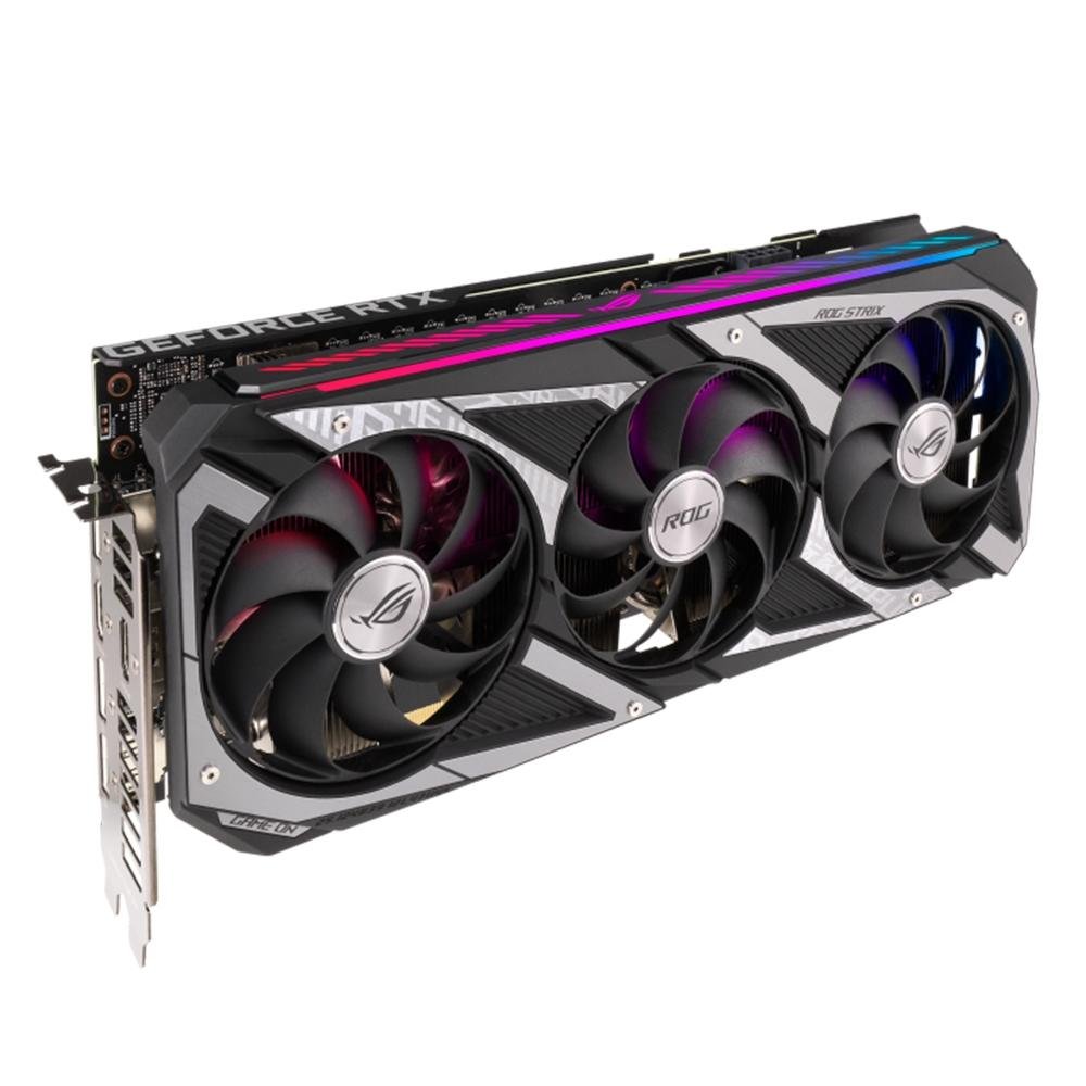 Placa de Vídeo RTX 3060 Asus O12G V2 Gaming OC Edition NVIDIA GeForce, 12GB GDDR6, DLSS, Ray Tracing - ROG-STRIX-RTX3060-O12G-V2-GAMING