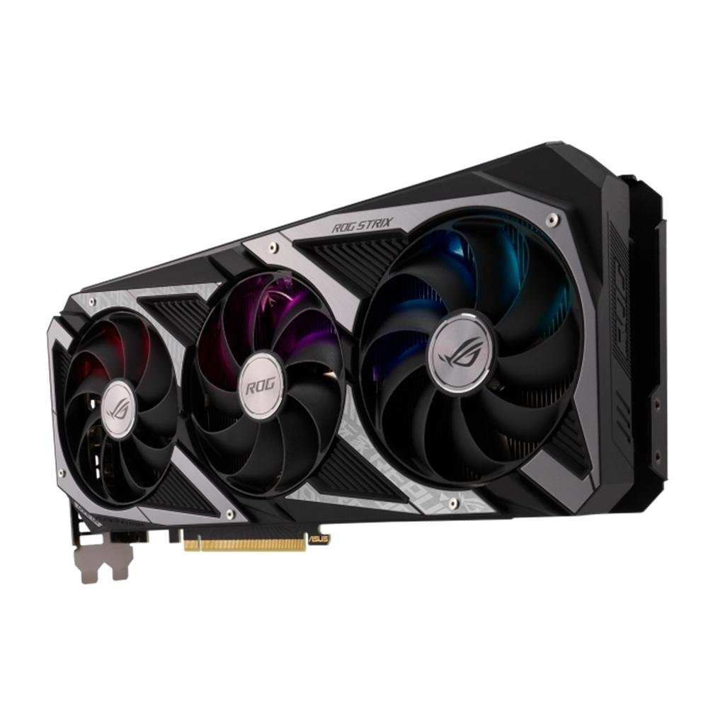 Imagem 10 de 14 do produto Placa de Vídeo RTX 3060 Asus O12G V2 Gaming OC Edition NVIDIA GeForce, 12GB GDDR6, DLSS, Ray Tracing - ROG-STRIX-RTX3060-O12G-V2-GAMING