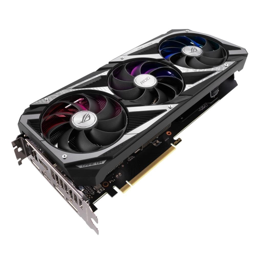 Imagem 11 de 14 do produto Placa de Vídeo RTX 3060 Asus O12G V2 Gaming OC Edition NVIDIA GeForce, 12GB GDDR6, DLSS, Ray Tracing - ROG-STRIX-RTX3060-O12G-V2-GAMING