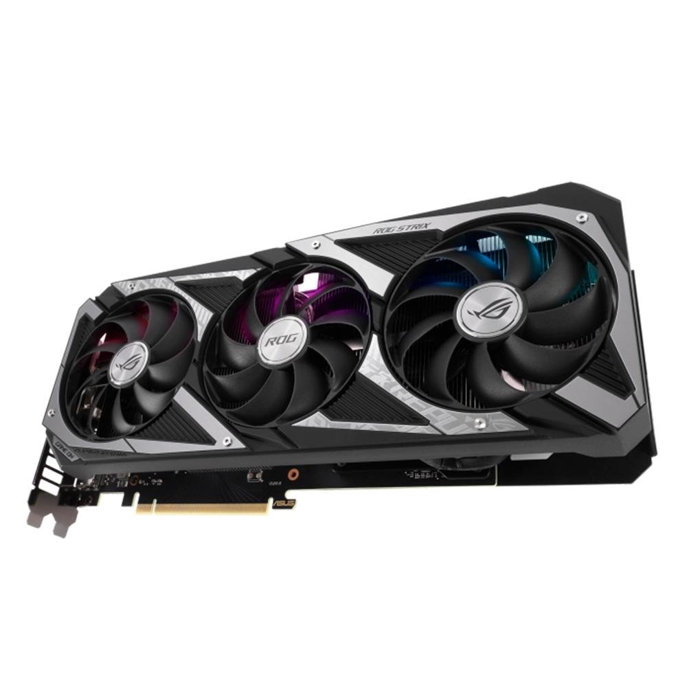 Imagem 12 de 14 do produto Placa de Vídeo RTX 3060 Asus O12G V2 Gaming OC Edition NVIDIA GeForce, 12GB GDDR6, DLSS, Ray Tracing - ROG-STRIX-RTX3060-O12G-V2-GAMING