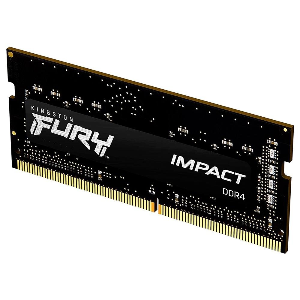 Memória RAM Para Notebook Kingston Fury Impact, 8GB, 3200MHz, DDR4, CL20 - KF432S20IB/8 - view 3