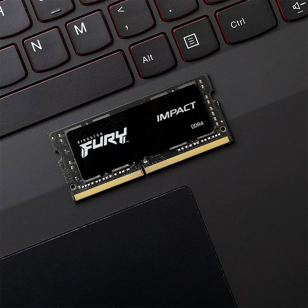 Memória RAM Para Notebook Kingston Fury Impact, 8GB, 3200MHz, DDR4, CL20 - KF432S20IB/8 - view 5