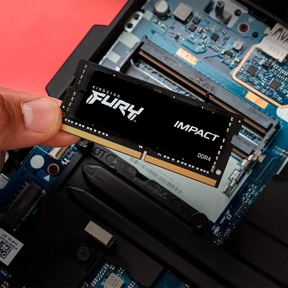 Memória RAM Para Notebook Kingston Fury Impact, 8GB, 3200MHz, DDR4, CL20 - KF432S20IB/8 - view 6